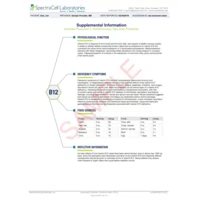 Micronutrient Testing (MNT) - SpectraCell - Image 14