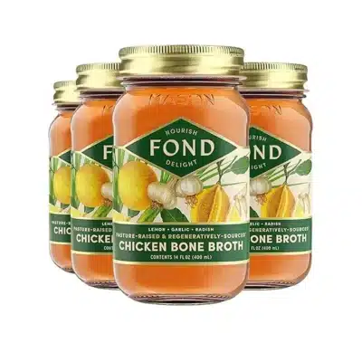 Regenerative Chicken Bone Broth - Lemon & Garlic - Image 3